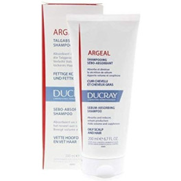 Ducray Argeal Sebum-absorbing Shampoo Oily Scalp&hair 200 Ml Unisex