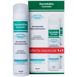 Somatoline Cosmetic Desodorante Hipersudoración 2 botes x 125 ml