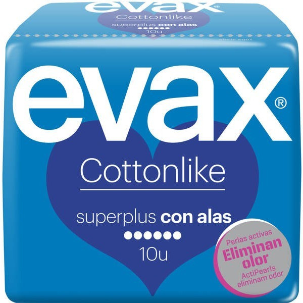 Evax Cottonlike Compresas Super Plus Alas 10 Uds Mujer