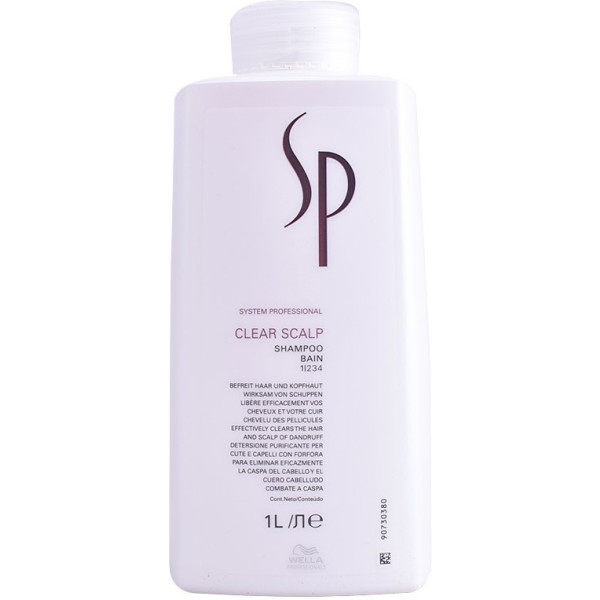 System Professional Sp Clear Scalp Shampoo 1000 Ml Unisex