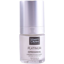 Martiderm Platinum Expression Eyes & Lips Contour Gel 15 Ml Unisex
