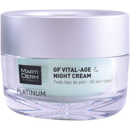 Martiderm Platinum Gf Vital Age Night Cream 50 Ml Unisex