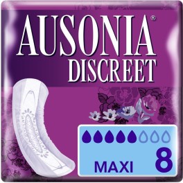 Ausonia Discreet Compresas Incontinencia Maxi 8 Uds Mujer