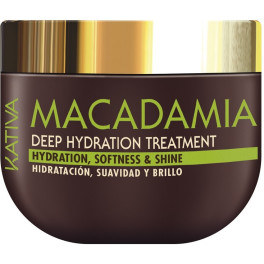 Kativa Macadamia Deep Hydration Treatment 500 Gr Mujer - Tratamiento hidratante para el cabello