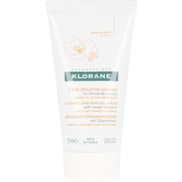 Klorane Soothing Hair Removal Cream With Sweet Almond 75 Ml Unisex