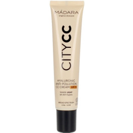 Mádara Organic Skincare Citycc Hyaluronic Anti-pollution Cc Cream Spf15 Light 40 Ml Unisex