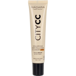 Mádara Organic Skincare Citycc Hyaluronic Anti-pollution Cc Cream Spf15 Medium 40 M Unisex