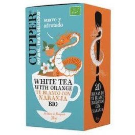 Cupper White Tea With Orange Bio 20 Bolsas