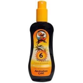 Australian Gold Sunscreen Spf6 Spray Carrot Oil Formula 237 Ml Unisex