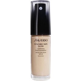 Shiseido Synchro Skin Glow Luminizing Fluid Foundation N3 Mujer