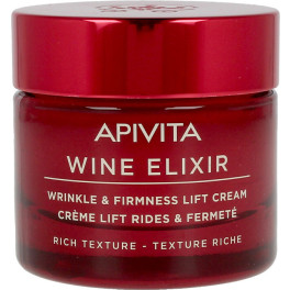 Apivita Wine Elixir Wrinkle & Firmness Lift Cream Rich Texture 50 Ml Mujer