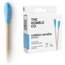 The Humble Co Hm Bastoncillo Algodon Bambu Azul 100 Unid