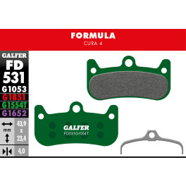 Galfer Pastillas Freno Disco Pro Brake Pad Formula Cura 4