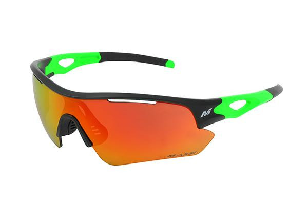 Massi Gafas Saga (negro Mate/verde Fluor Mate) Massi Gafas Saga (negro Mate/verde Fluor Mate)