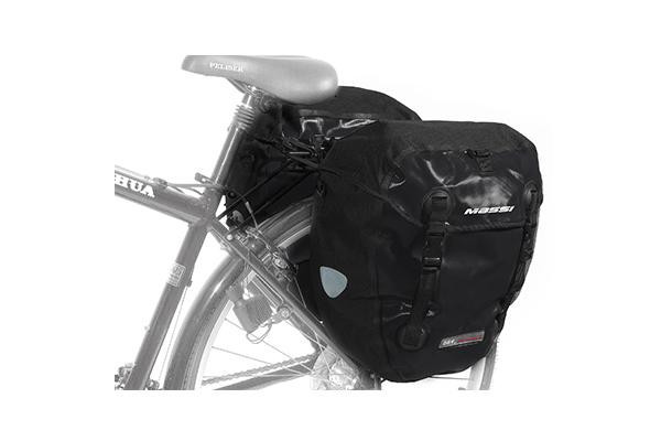 Massi Alforja Cm227 Doble Impermeable Negra Massi Alforja Cm227 Doble Impermeable Negra